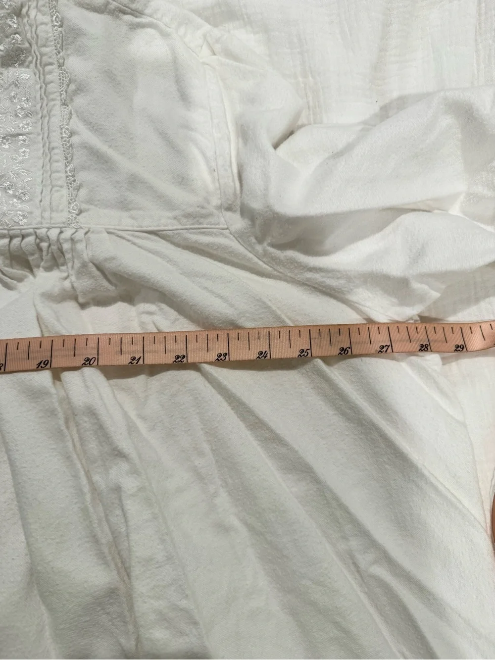 Eileen West White HIGHNECK Long Ballet Nightgown XL cottage fairy croquet lace